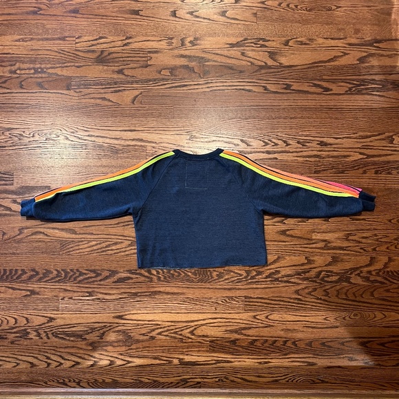 Aviator Nation Bolt Embroidery Classic Cropped Crew sweatshirt - Picture 9 of 11